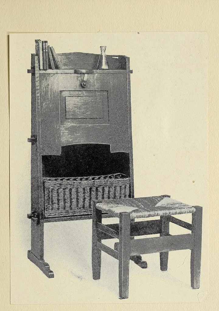 An illustration from New fvrnitvre from the work shop of Gvstave Stickley, cabinet maker, Syracvse, NY VSA, 1901, leaf 25
