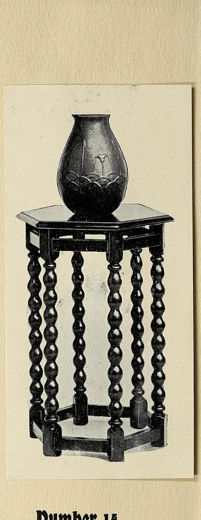 An illustration from New fvrnitvre from the work shop of Gvstave Stickley, cabinet maker, Syracvse, NY VSA, 1901, leaf 6