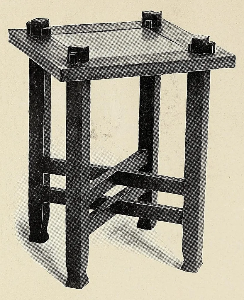 An illustration from New fvrnitvre from the work shop of Gvstave Stickley, cabinet maker, Syracvse, NY VSA, 1901, leaf 8