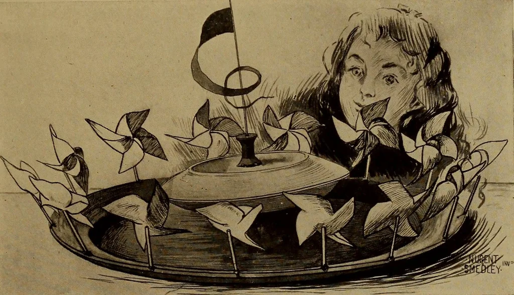 An illustration from New games and amusements for young and old alike, 1905, leaf 160
