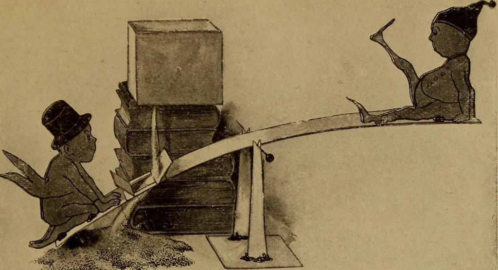 An illustration from New games and amusements for young and old alike, 1905, leaf 176