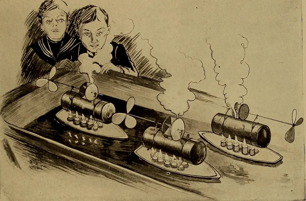 An illustration from New games and amusements for young and old alike, 1905, leaf 284