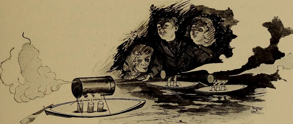An illustration from New games and amusements for young and old alike, 1905, leaf 284