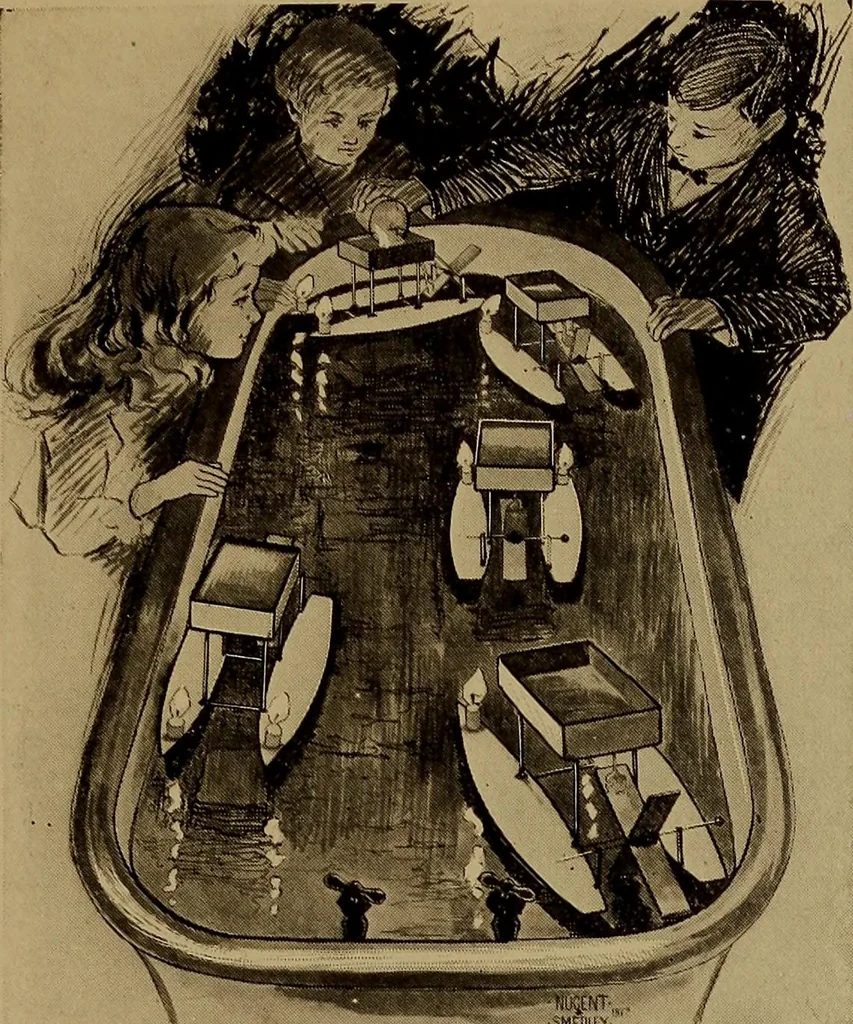 An illustration from New games and amusements for young and old alike, 1905, leaf 288