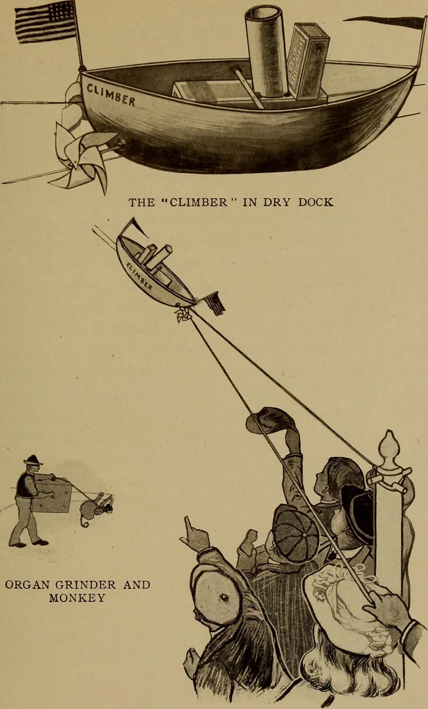 An illustration from New games and amusements for young and old alike, 1905, leaf 296