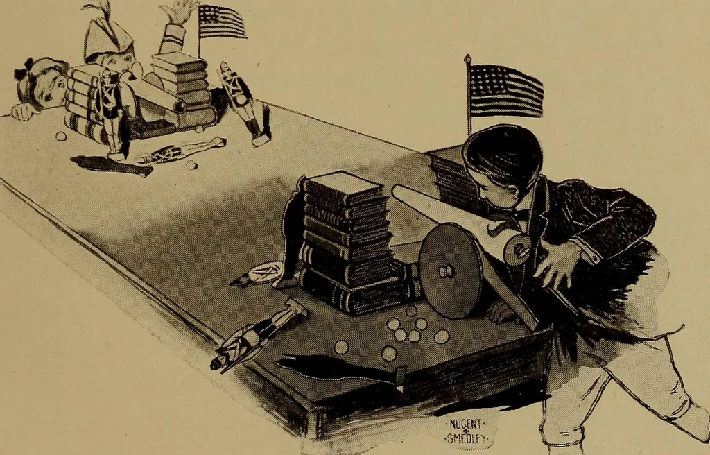An illustration from New games and amusements for young and old alike, 1905, leaf 310