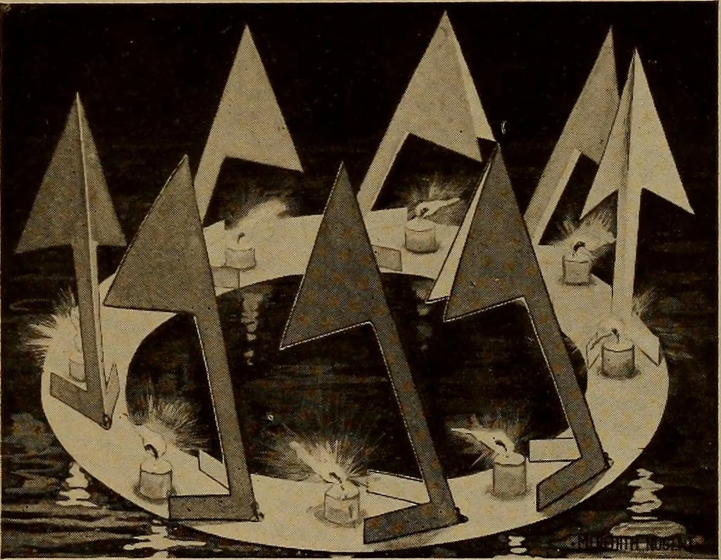 An illustration from New games and amusements for young and old alike, 1905, leaf 334