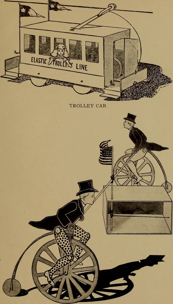 An illustration from New games and amusements for young and old alike, 1905, leaf 372
