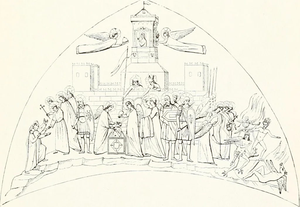 An illustration from A new history of painting in Italy : from the II to the XVI century, 1908, leaf 254