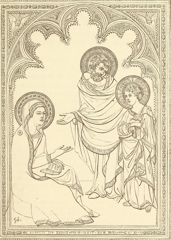 An illustration from A new history of painting in Italy, from the second to the sixteenth century, 1864, leaf 122
