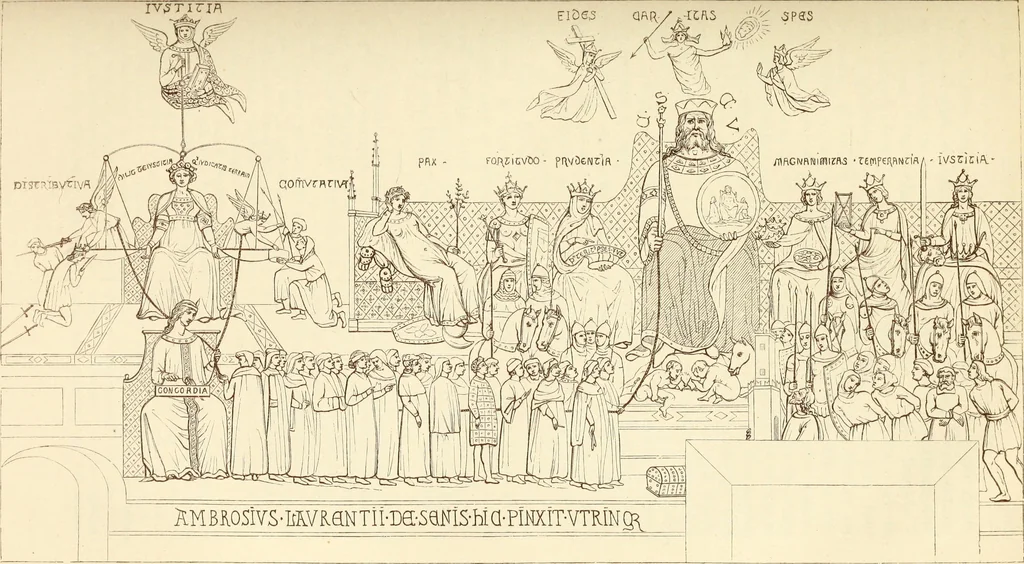 An illustration from A new history of painting in Italy, from the second to the sixteenth century, 1864, leaf 166
