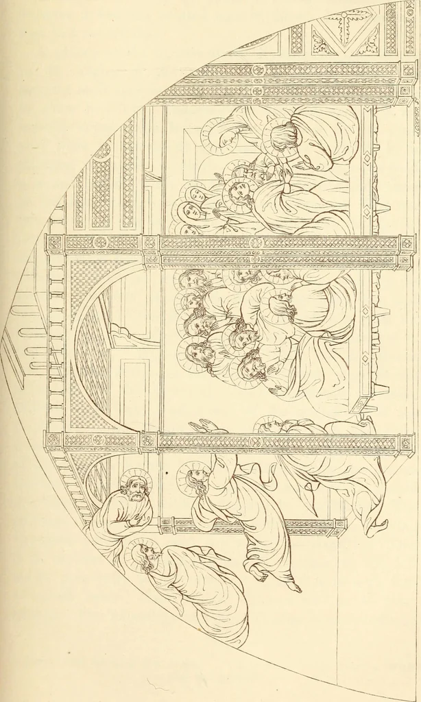 An illustration from A new history of painting in Italy, from the second to the sixteenth century, 1864, leaf 188