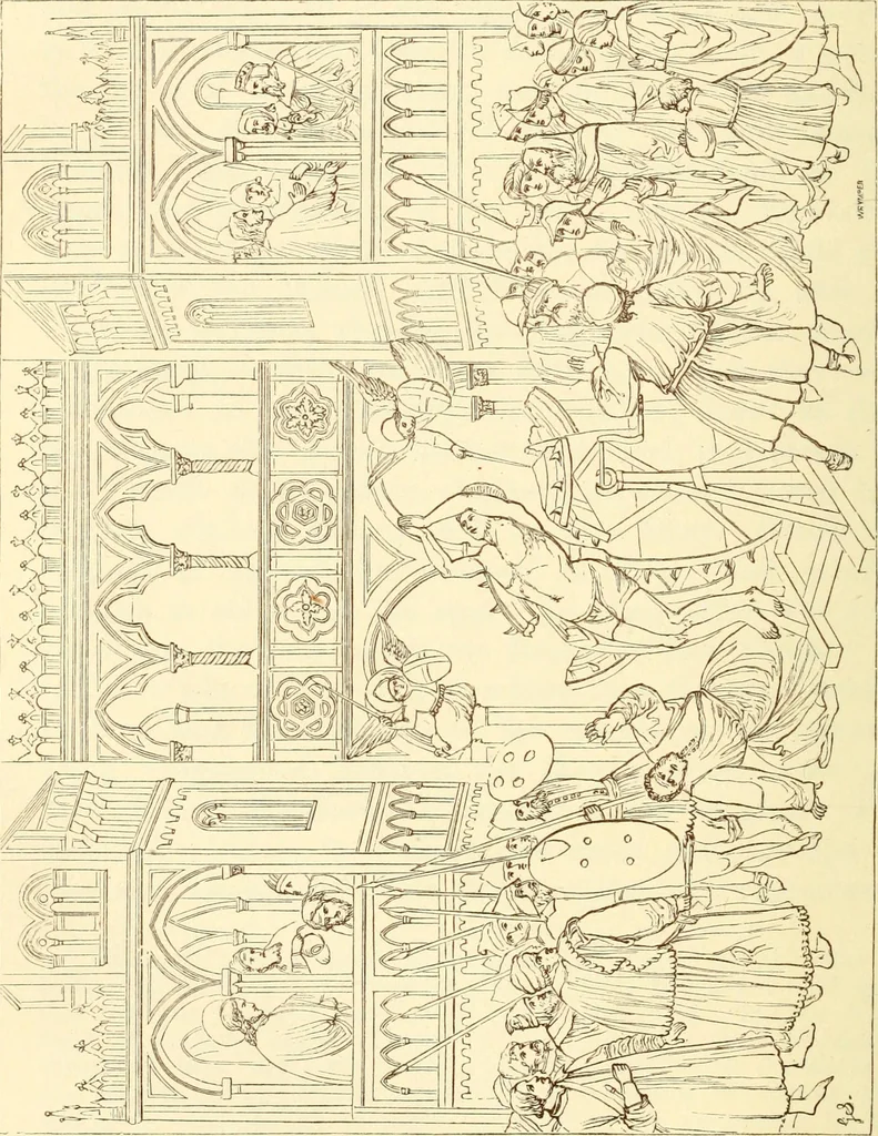 An illustration from A new history of painting in Italy, from the second to the sixteenth century, 1864, leaf 275