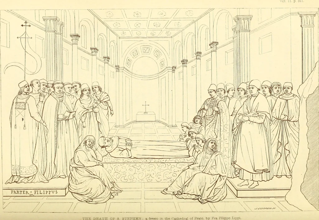 An illustration from A new history of painting in Italy, from the second to the sixteenth century, 1864, leaf 383
