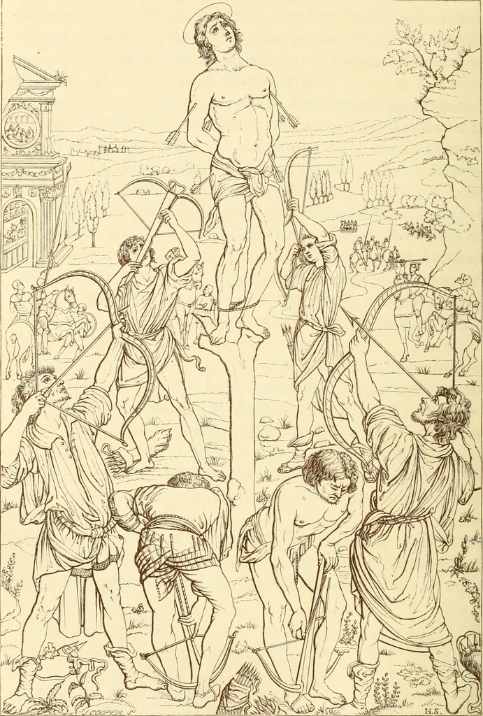 An illustration from A new history of painting in Italy, from the second to the sixteenth century, 1864, leaf 437