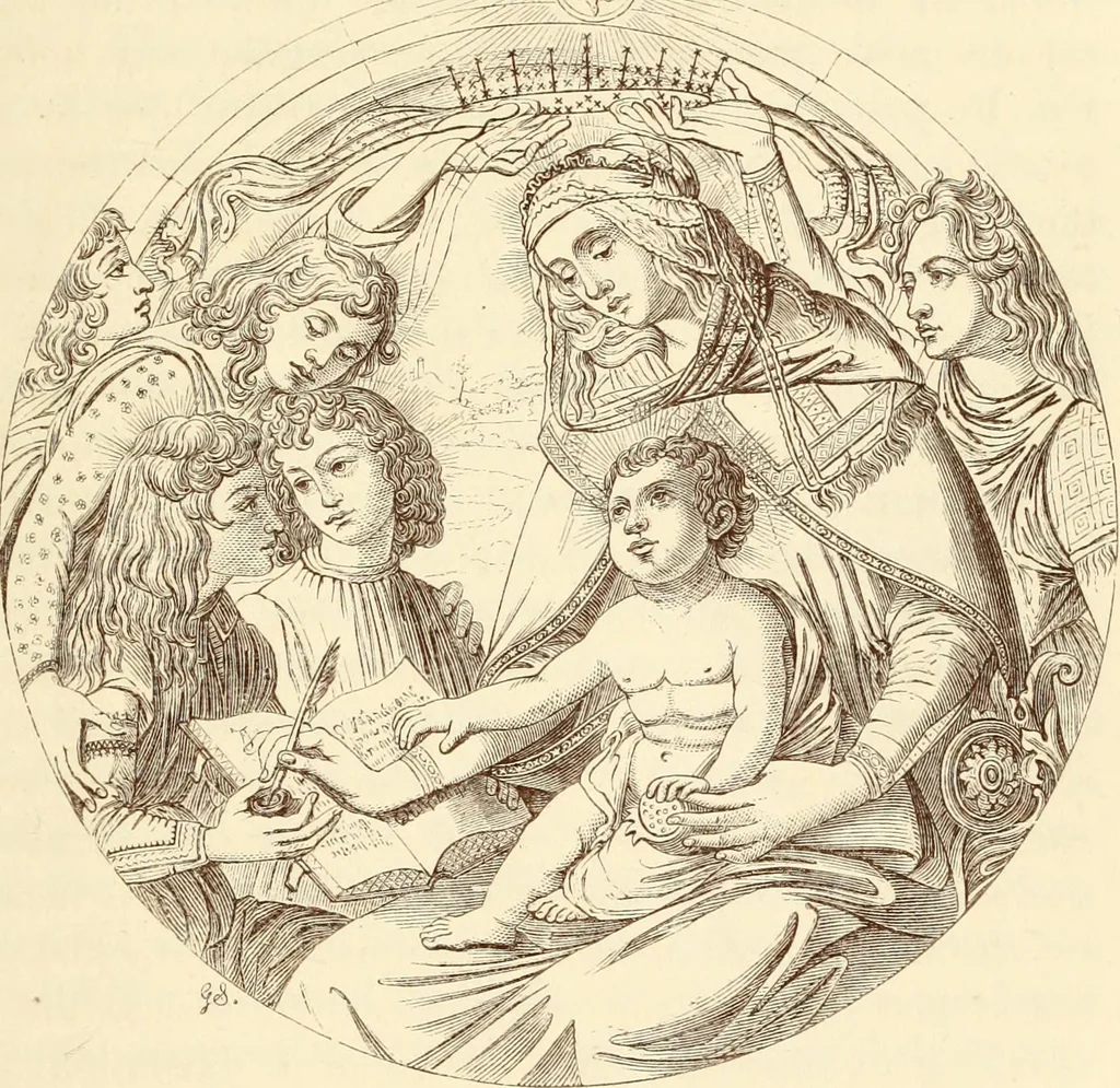 An illustration from A new history of painting in Italy, from the second to the sixteenth century, 1864, leaf 464