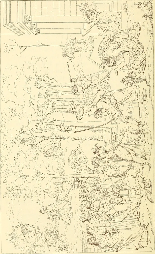 An illustration from A new history of painting in Italy, from the second to the sixteenth century, 1864, leaf 471