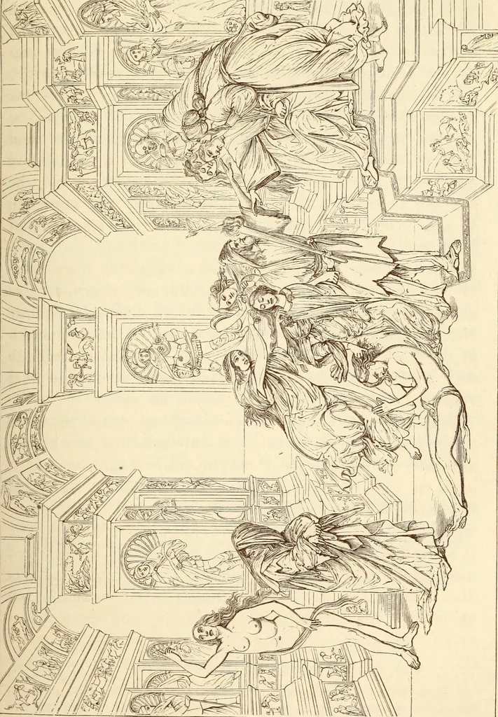 An illustration from A new history of painting in Italy, from the second to the sixteenth century, 1864, leaf 474