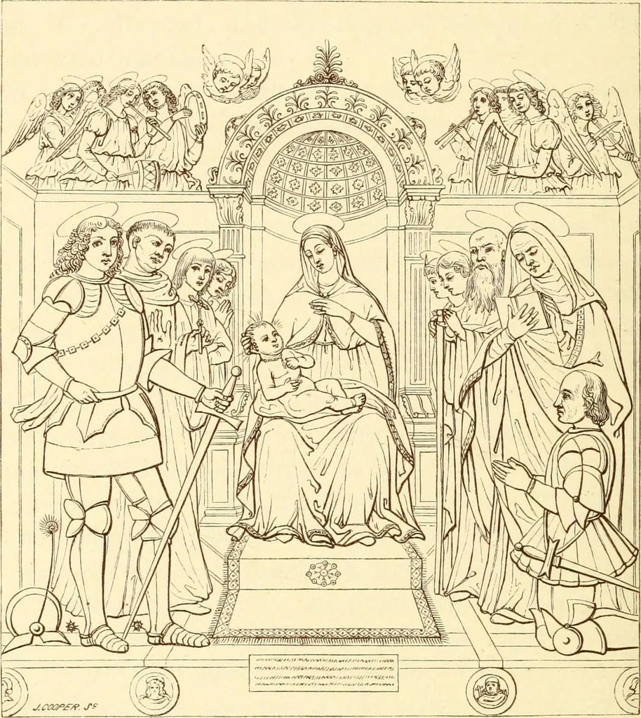 An illustration from A new history of painting in Italy, from the second to the sixteenth century, 1864, leaf 667