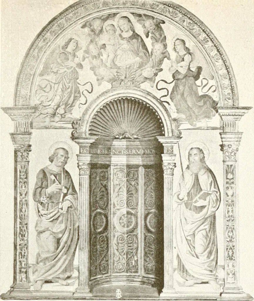 An illustration from A new history of painting in Italy : from the II to the XVI century, 1908, leaf 246