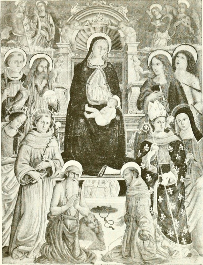 An illustration from A new history of painting in Italy : from the II to the XVI century, 1908, leaf 401