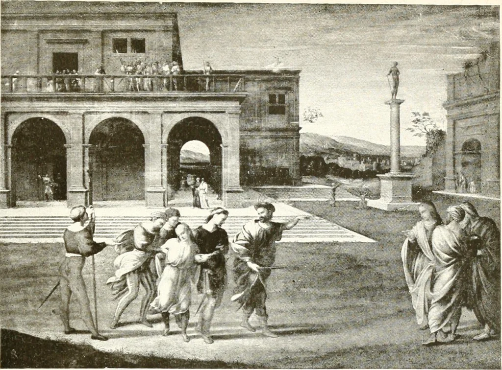 An illustration from A new history of painting in Italy : from the II to the XVI century, 1908, leaf 560