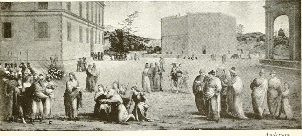 An illustration from A new history of painting in Italy : from the II to the XVI century, 1908, leaf 560