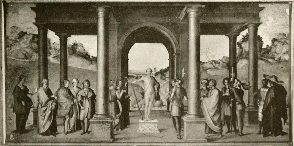 An illustration from A new history of painting in Italy, from the II to the XVI century;, 1908, leaf 542