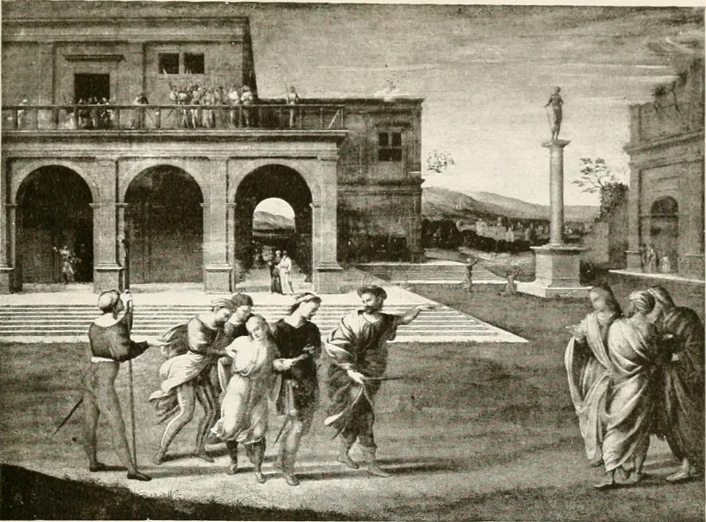 An illustration from A new history of painting in Italy, from the II to the XVI century;, 1908, leaf 560