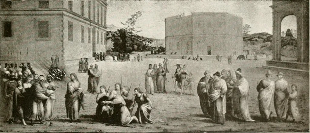 An illustration from A new history of painting in Italy, from the II to the XVI century;, 1908, leaf 560