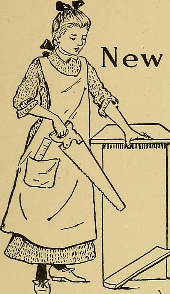 An illustration from New ideas for work and play; what a girl can make and do, 1902, leaf 12