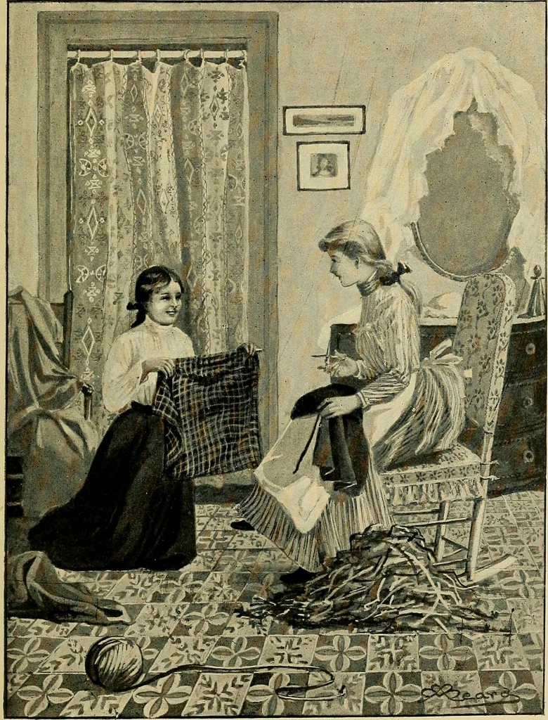 An illustration from New ideas for work and play; what a girl can make and do, 1902, leaf 182