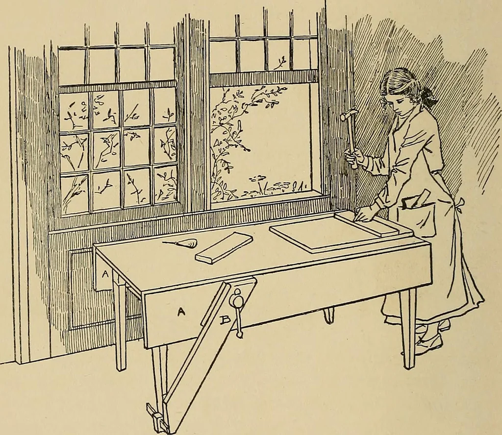 An illustration from New ideas for work and play; what a girl can make and do, 1902, leaf 23