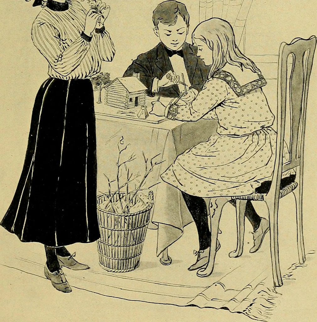An illustration from New ideas for work and play; what a girl can make and do, 1902, leaf 236