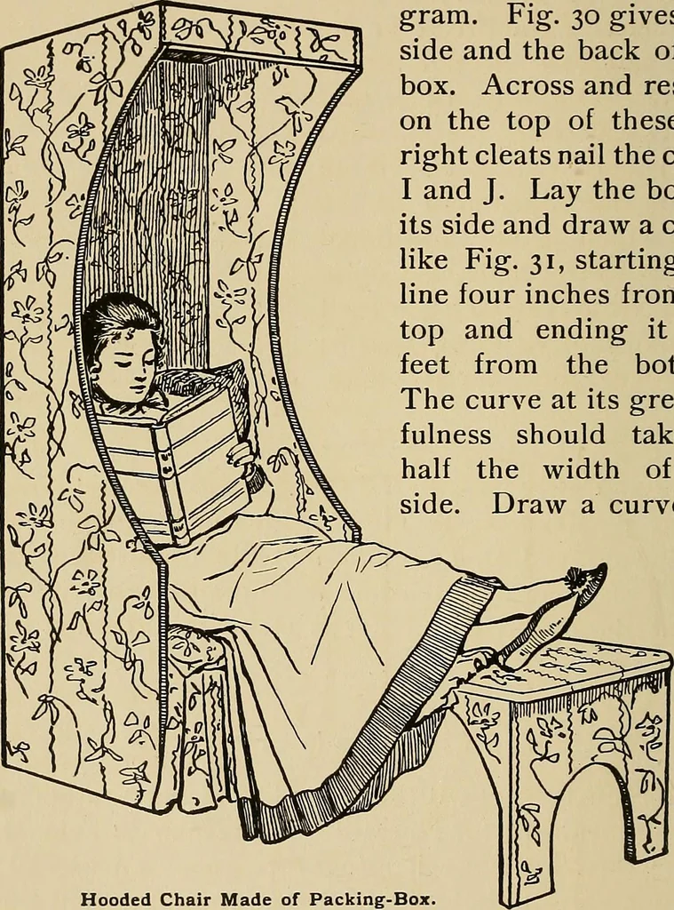 An illustration from New ideas for work and play; what a girl can make and do, 1902, leaf 43