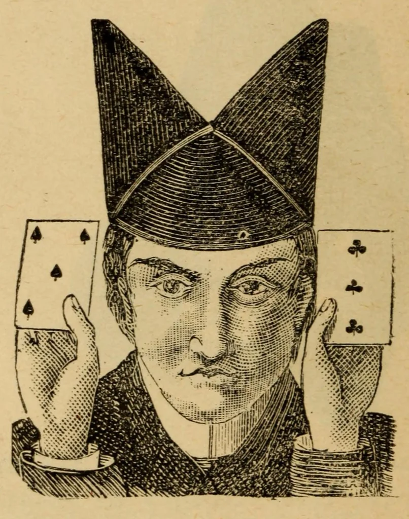 An illustration from New ideas in magic : illusions, spiritualistic effects, etc., 1902, leaf 102