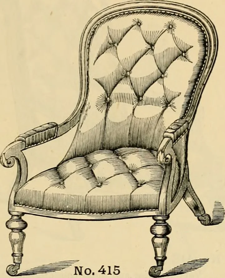 An illustration from [New illustrated catalogue of furniture and general price list], 1875, leaf 118