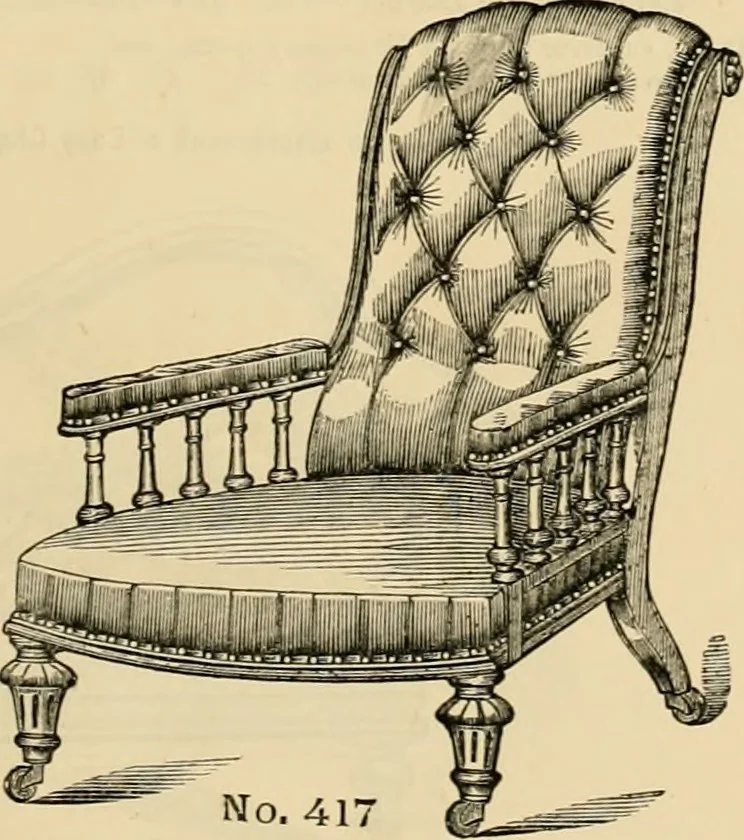 An illustration from [New illustrated catalogue of furniture and general price list], 1875, leaf 118