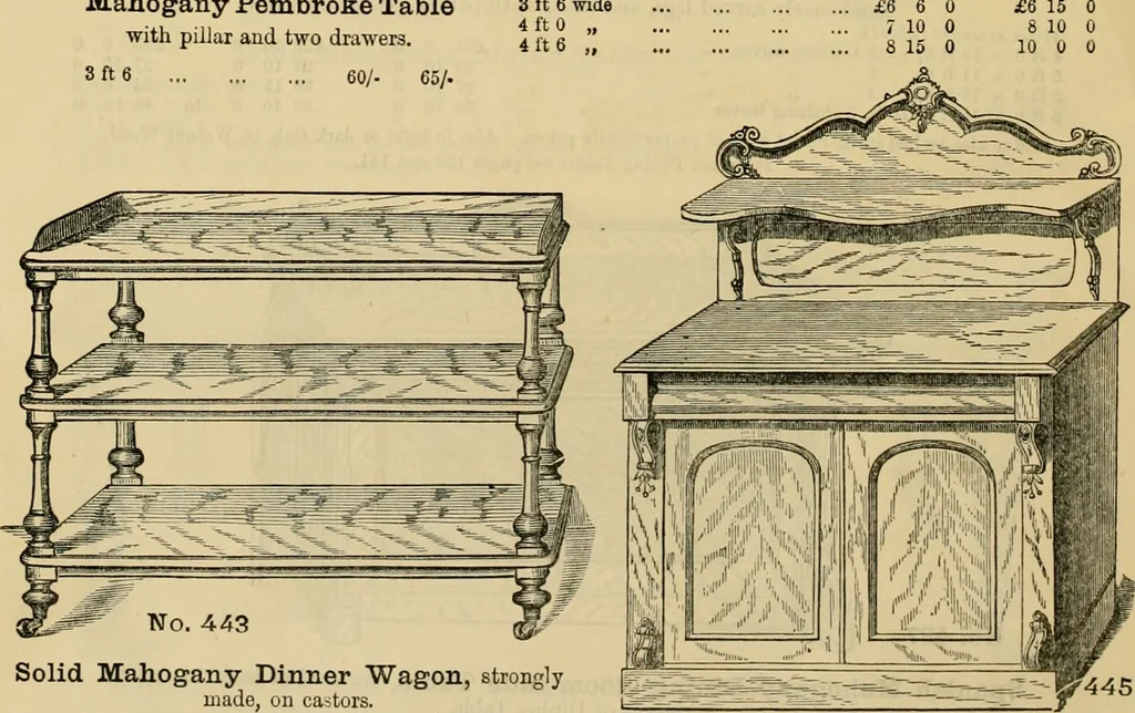 An illustration from [New illustrated catalogue of furniture and general price list], 1875, leaf 125