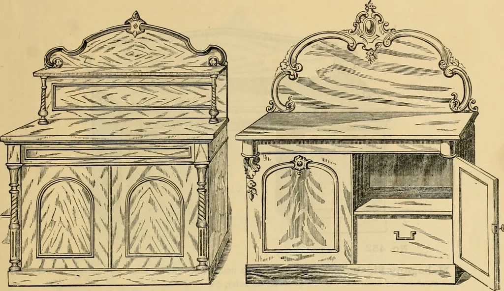 An illustration from [New illustrated catalogue of furniture and general price list], 1875, leaf 126