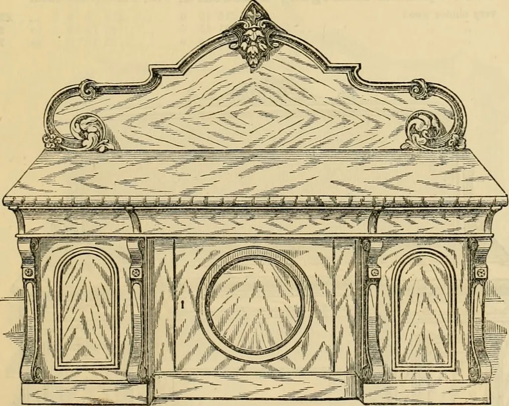 An illustration from [New illustrated catalogue of furniture and general price list], 1875, leaf 128
