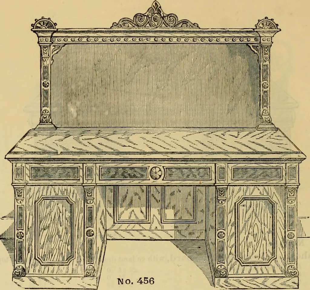 An illustration from [New illustrated catalogue of furniture and general price list], 1875, leaf 129