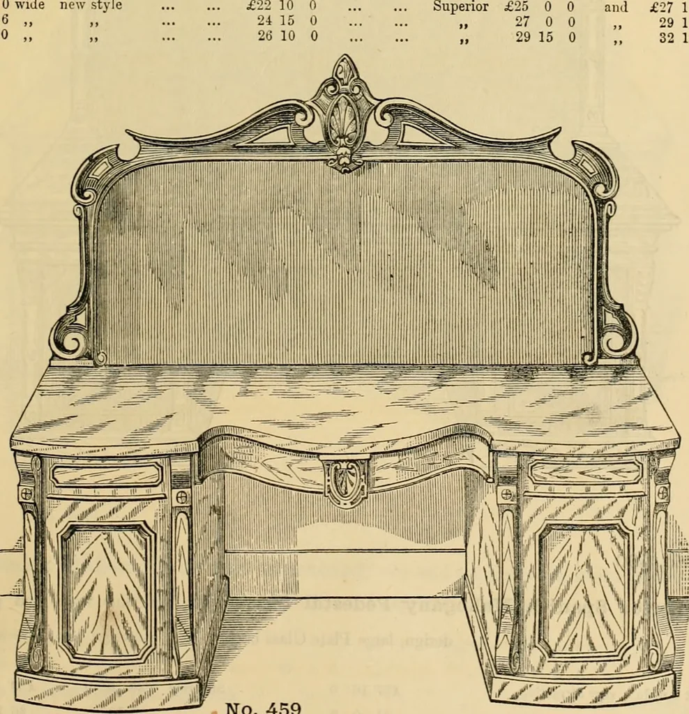 An illustration from [New illustrated catalogue of furniture and general price list], 1875, leaf 130
