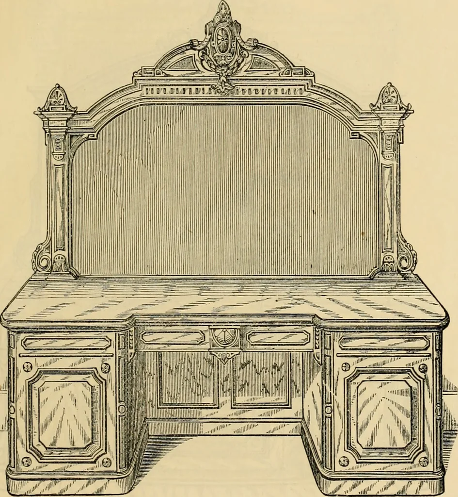 An illustration from [New illustrated catalogue of furniture and general price list], 1875, leaf 132