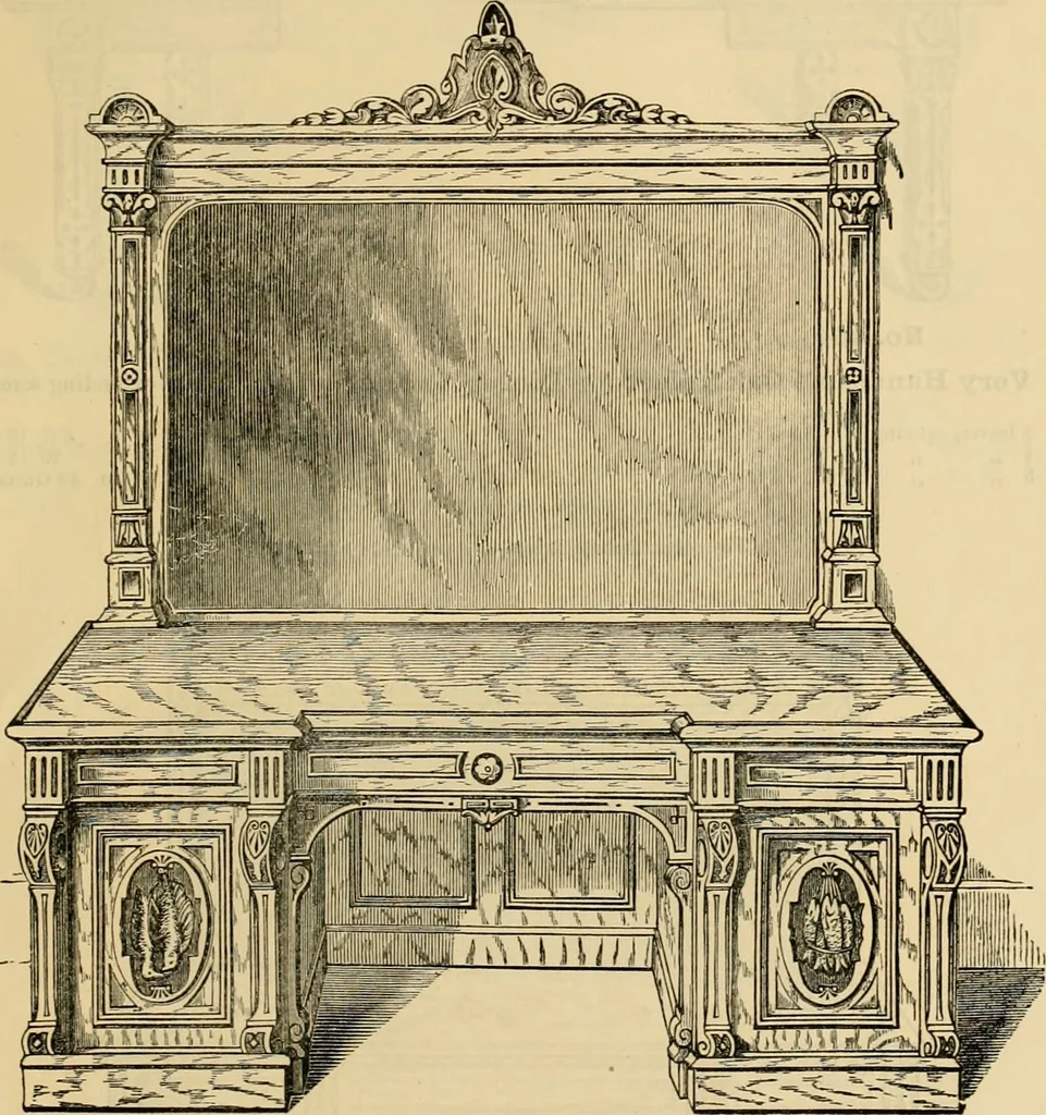 An illustration from [New illustrated catalogue of furniture and general price list], 1875, leaf 134