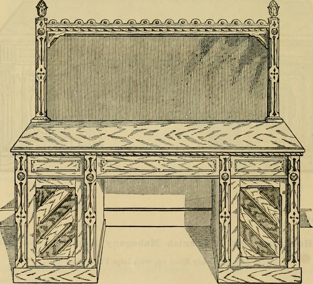 An illustration from [New illustrated catalogue of furniture and general price list], 1875, leaf 135