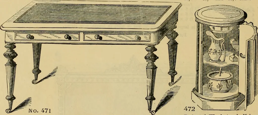 An illustration from [New illustrated catalogue of furniture and general price list], 1875, leaf 137