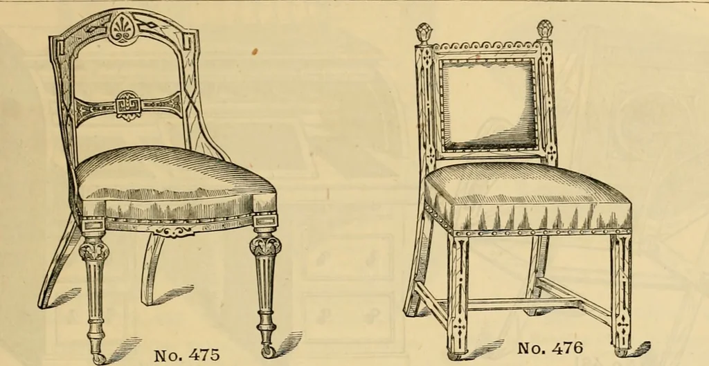 An illustration from [New illustrated catalogue of furniture and general price list], 1875, leaf 138