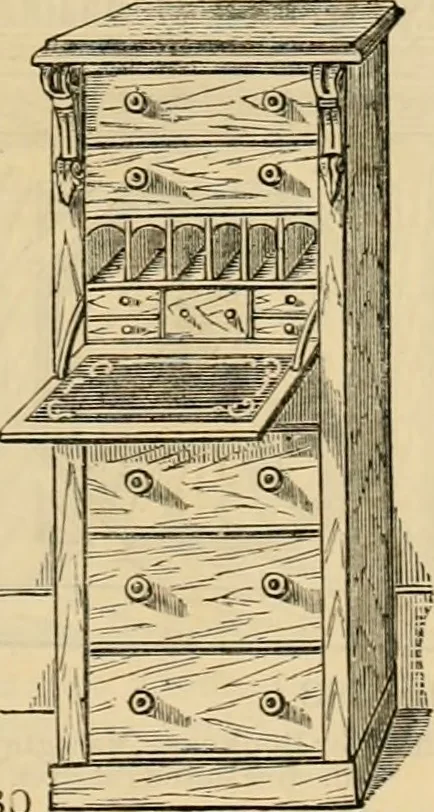 An illustration from [New illustrated catalogue of furniture and general price list], 1875, leaf 138