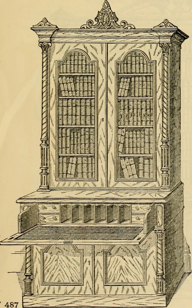 An illustration from [New illustrated catalogue of furniture and general price list], 1875, leaf 140